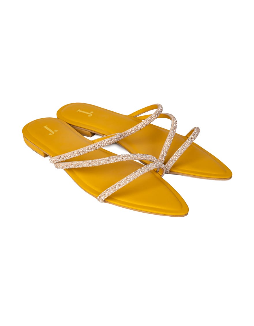 Mustard Chappal | Jlfwc-23-1231