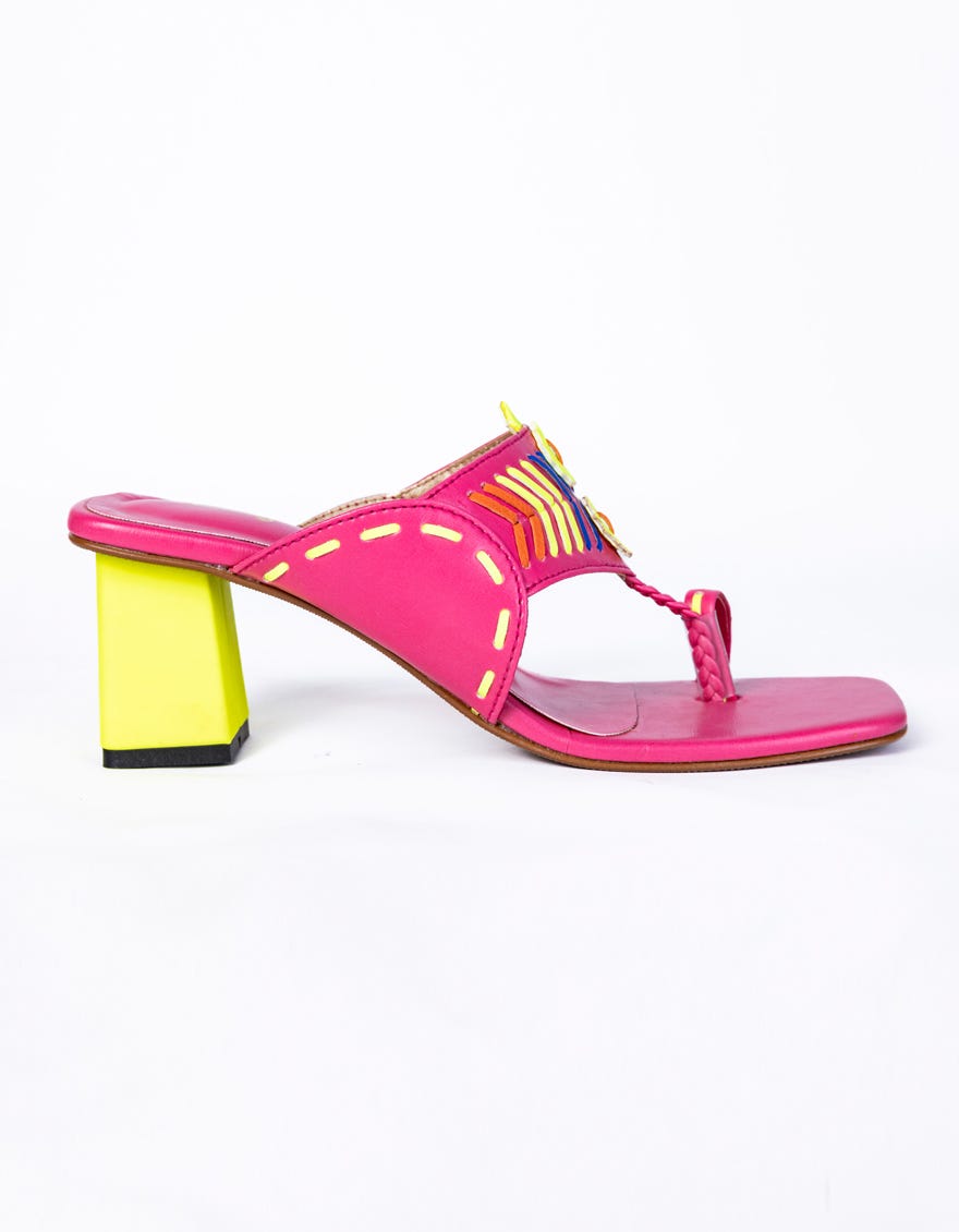 PINK WOMEN FOOTWEAR | JLFWC-24-1244