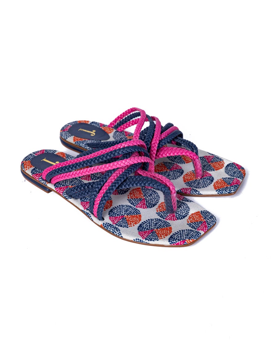 Multicolor Canvas Women Footwear | Jlfwc-24-1245