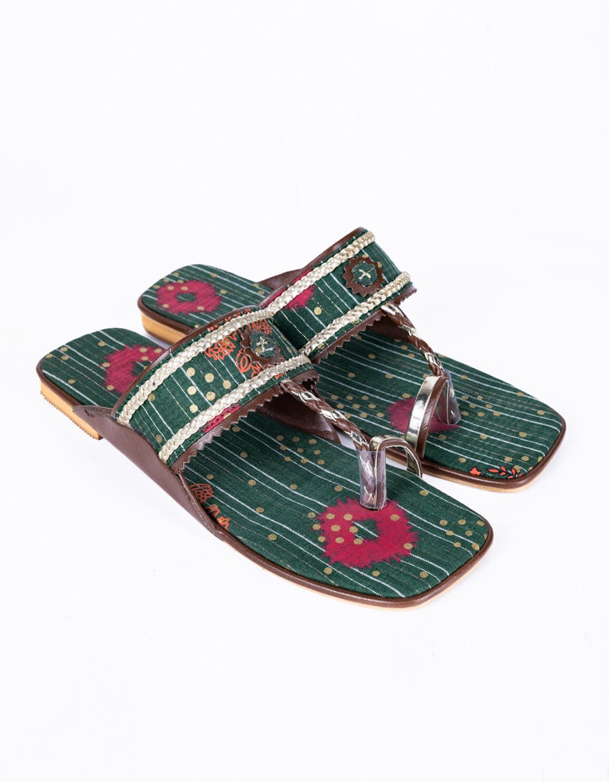 Green Women Footwear | Jlfwc-24-1246
