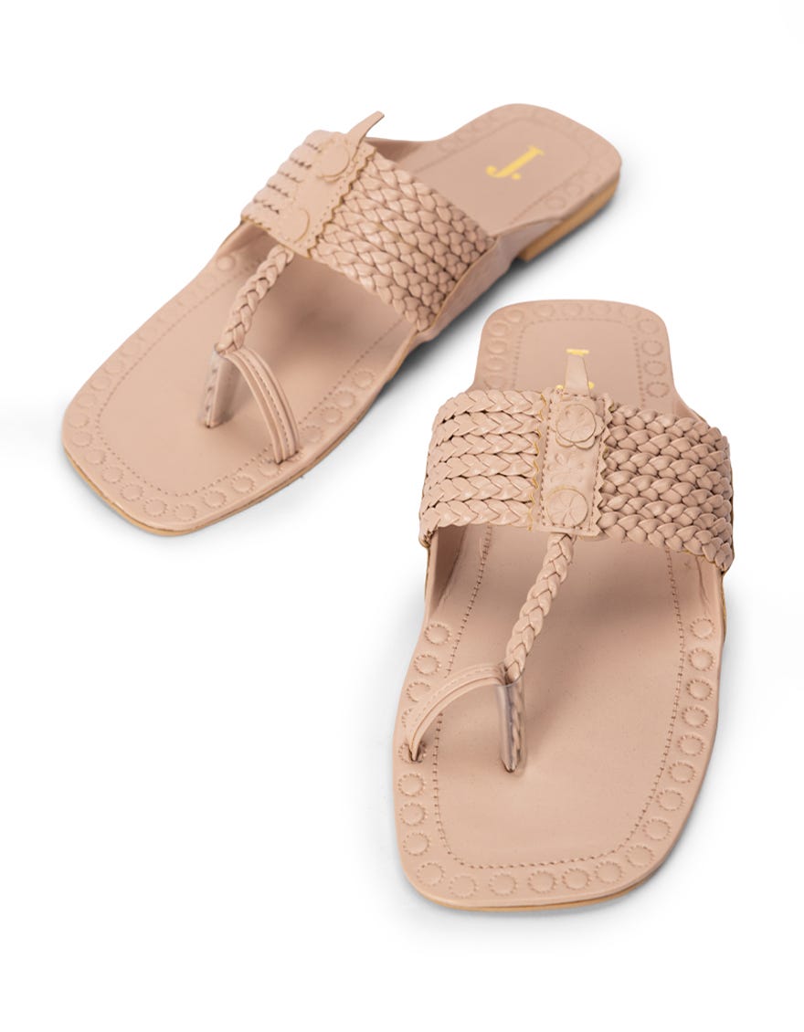 BEIGE KOLHAPURI
