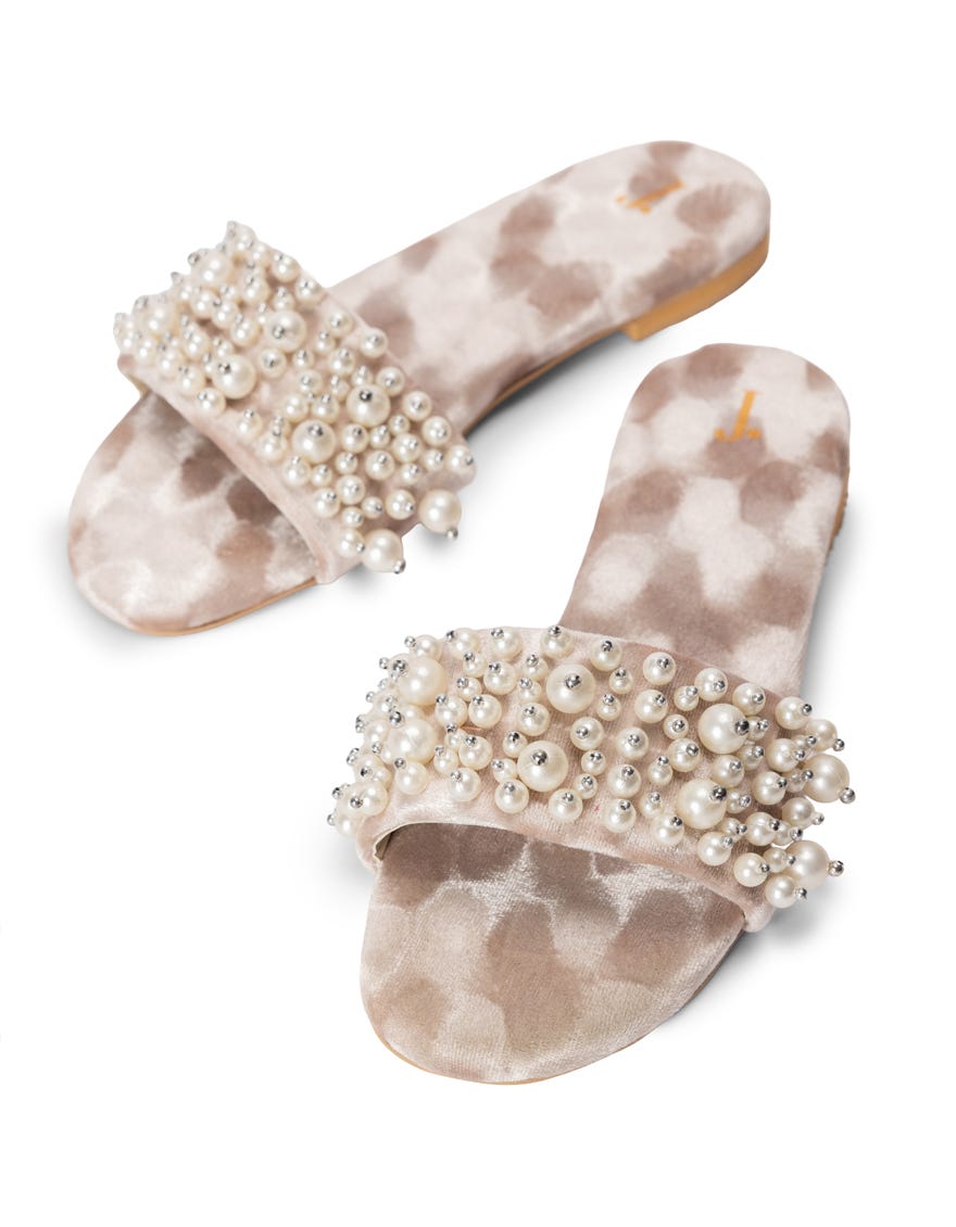 PINK SUEDE SEMI-FORMAL CHAPPAL