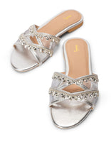 SILVER SEMI-FORMAL CHAPPAL
