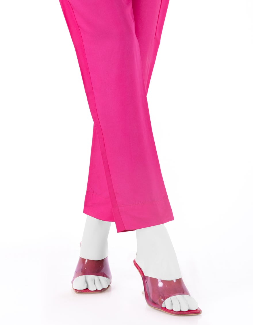 PINK RAW SILK TROUSERS | JJLT-W-24-3054