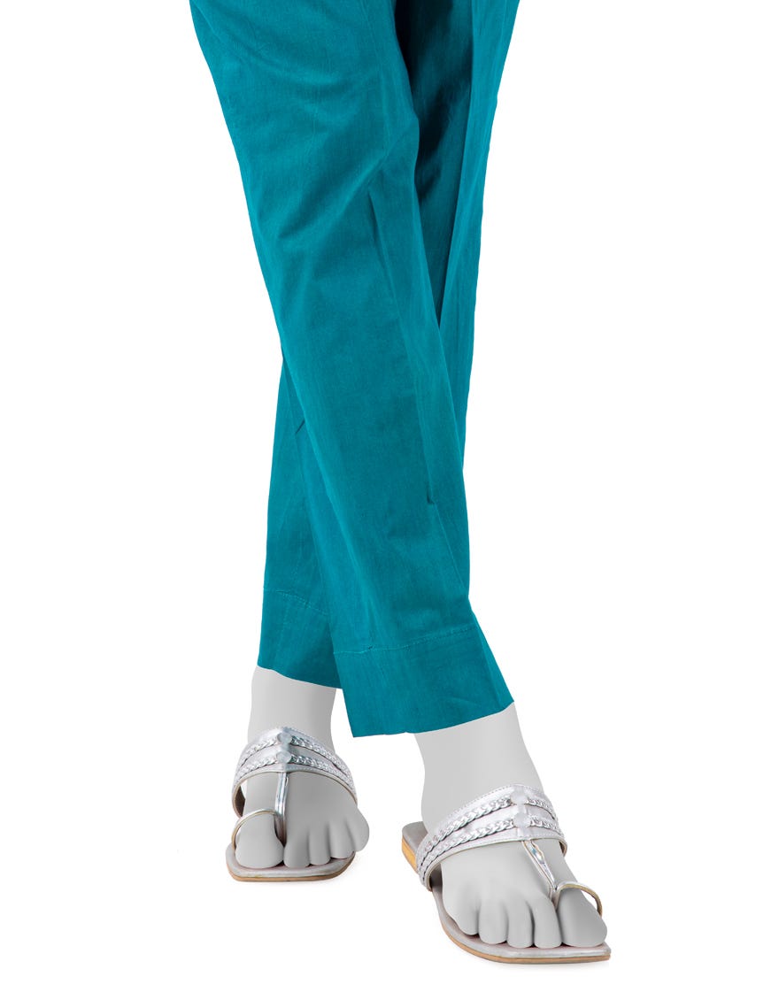 TEAL CAMBRIC TROUSERS | JJLT-W-24-8044