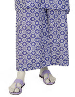 BLUE LAWN PRINTED TROUSER