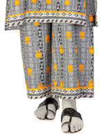 BLACK PRINTED LAWN TROUSERS