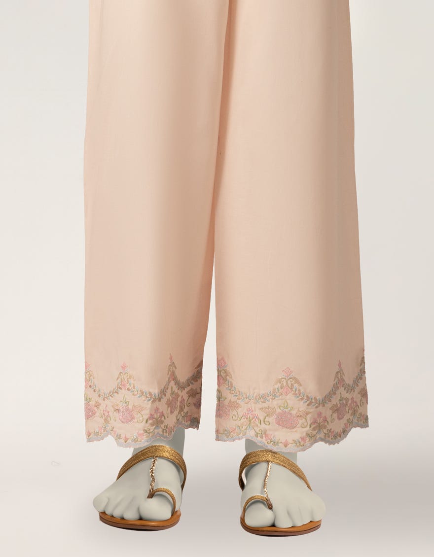 LIGHT PINK LAWN TROUSERS