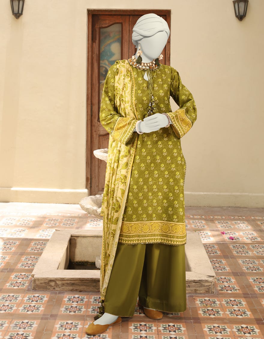 Multicolor Lawn Unstitched 3 Piece Dress | Jlawn-S-24-539