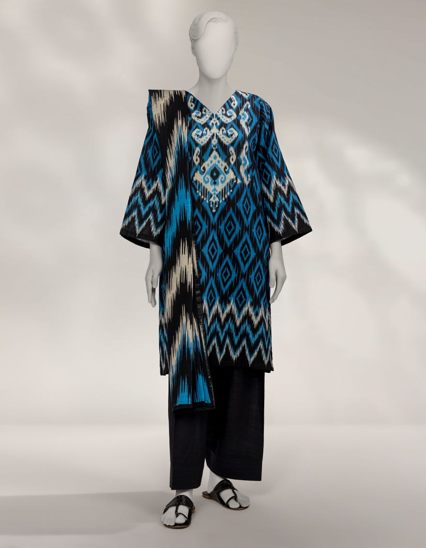 MULTICOLOR KHADDAR PRINTED UNSTITCHED 3PC