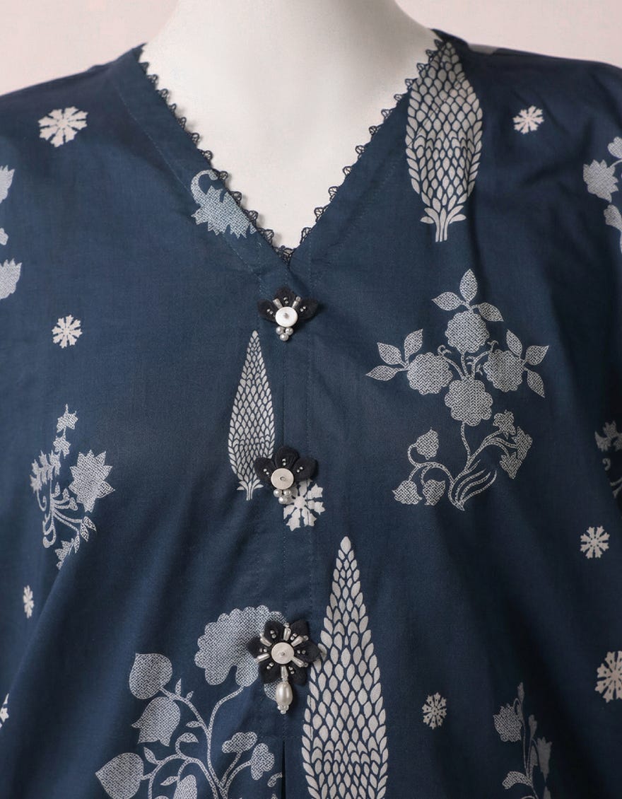 MULTICOLOR LAWN EMBROIDERED UNSTITCHED 3PC
