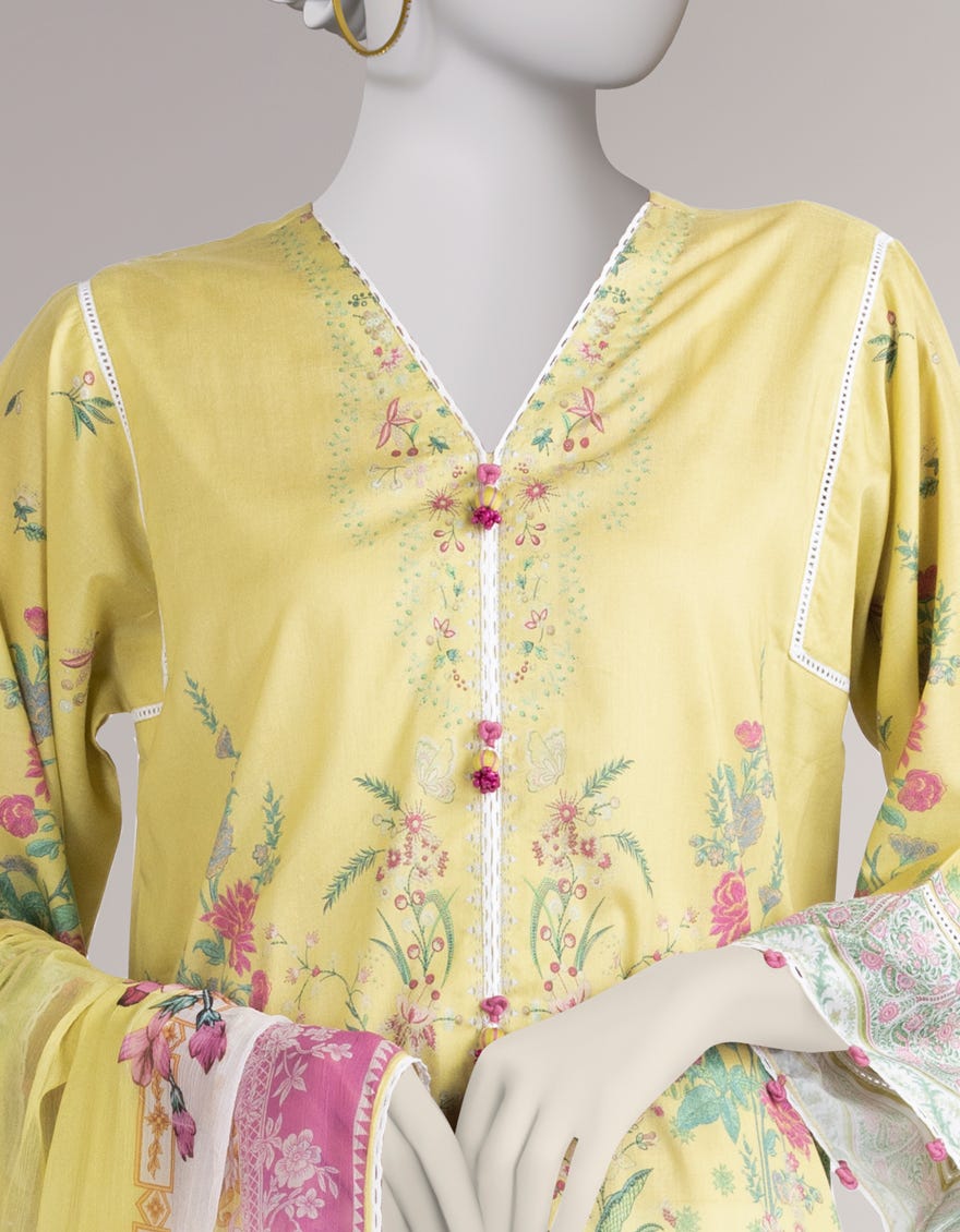 GREEN LIMINAL UNSTITCHED 3PC
