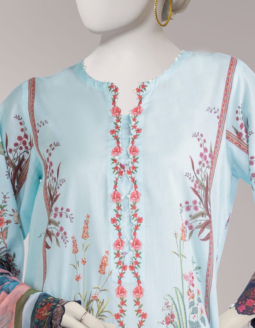 GREEN LIMINAL UNSTITCHED 3PC