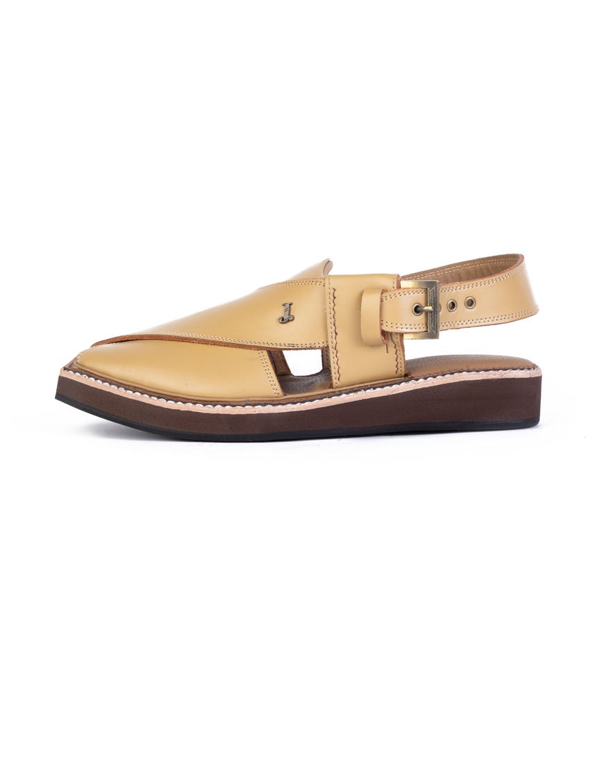 Camel Trendy Peshawari Chappal | Jjfw-Jpc-059