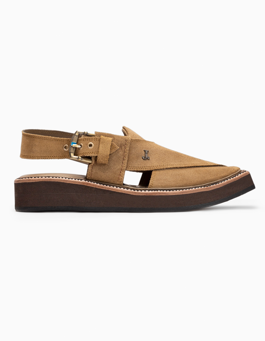 LIGHT GREEN PESHAWARI SANDALS