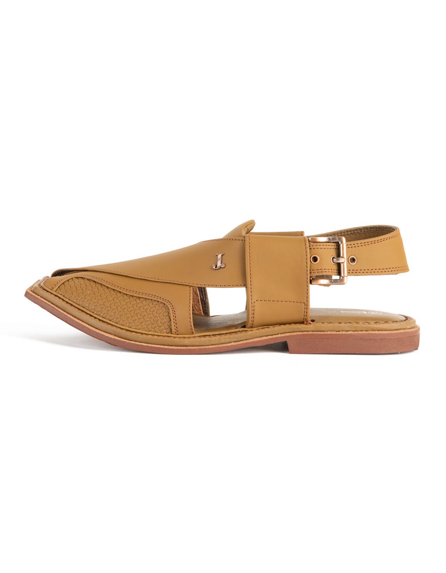 Brown Trendy Peshawari Chappal | Jjfw-Jpc-11419-R2