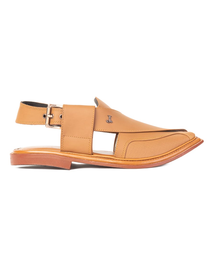 MUSTARD PESHAWARI SANDALS