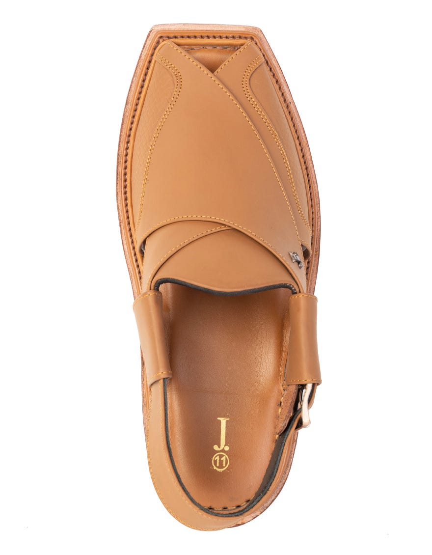 MUSTARD PESHAWARI SANDALS