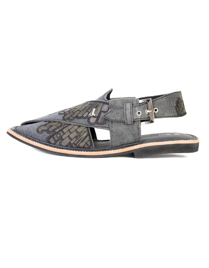 Brown Trendy Peshawari Chappal | Jjfw-Jpc-241
