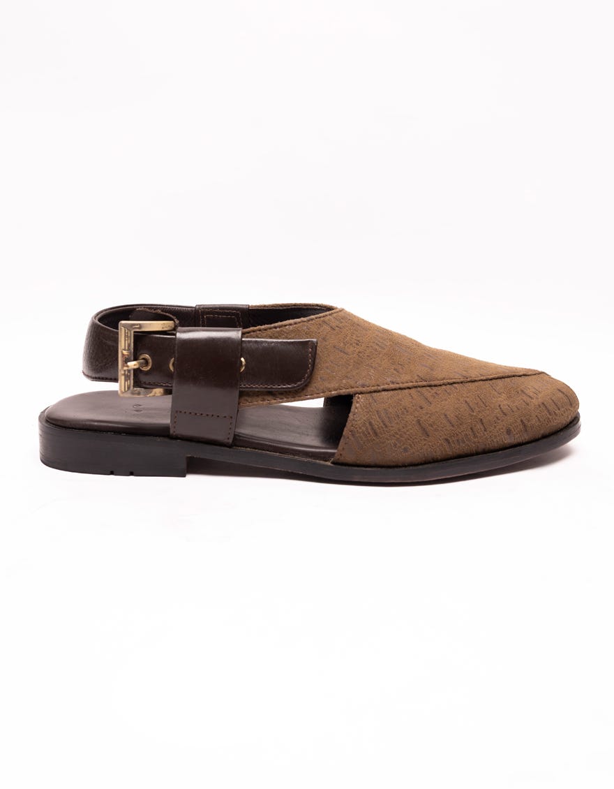 BROWN PESHAWARI SANDALS