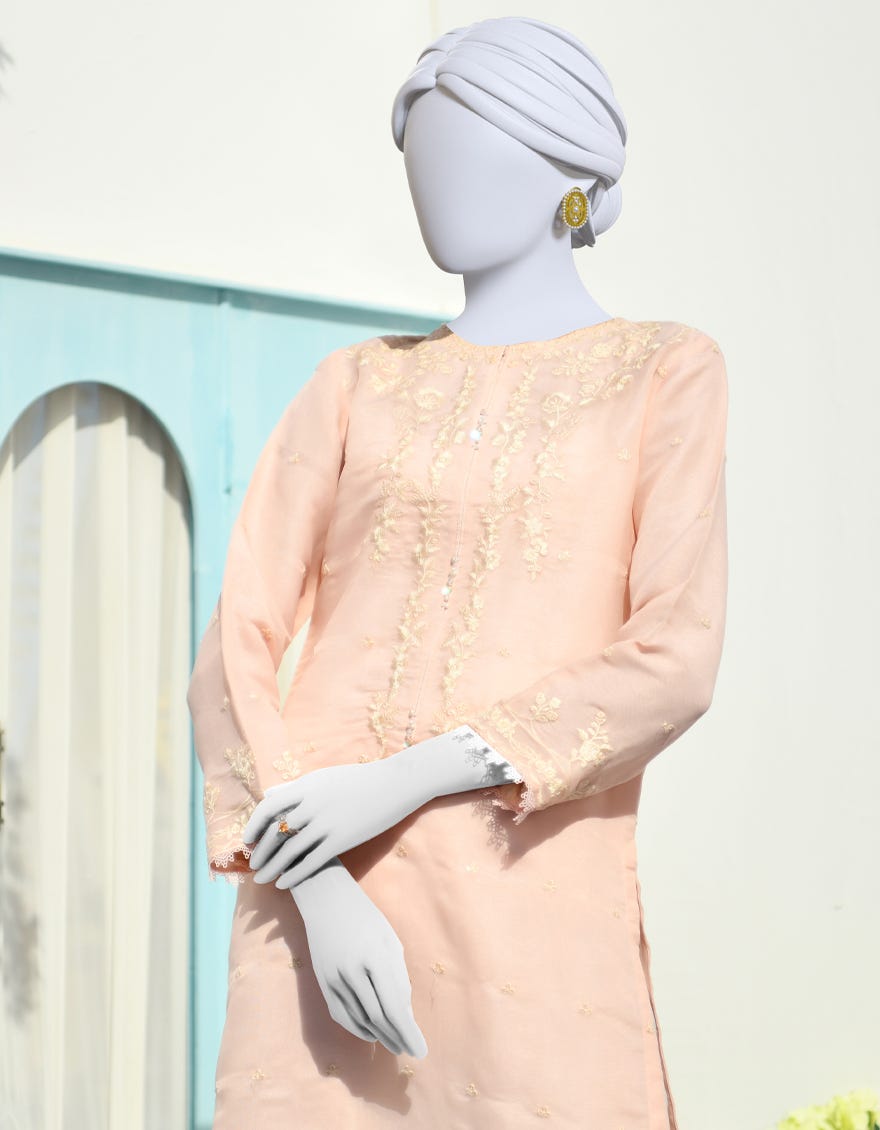PINK SILK KURTA