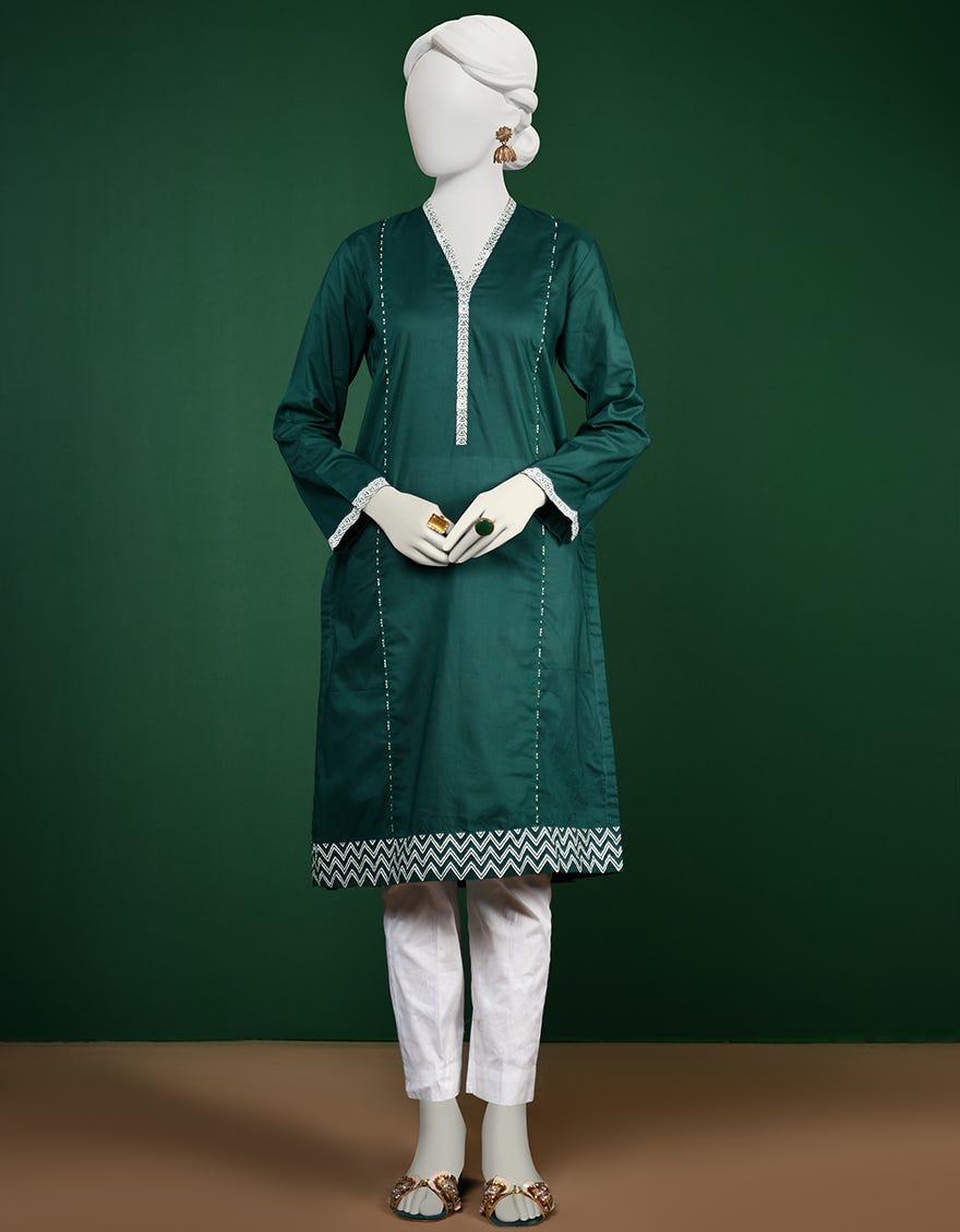 GREEN LAWN KURTA