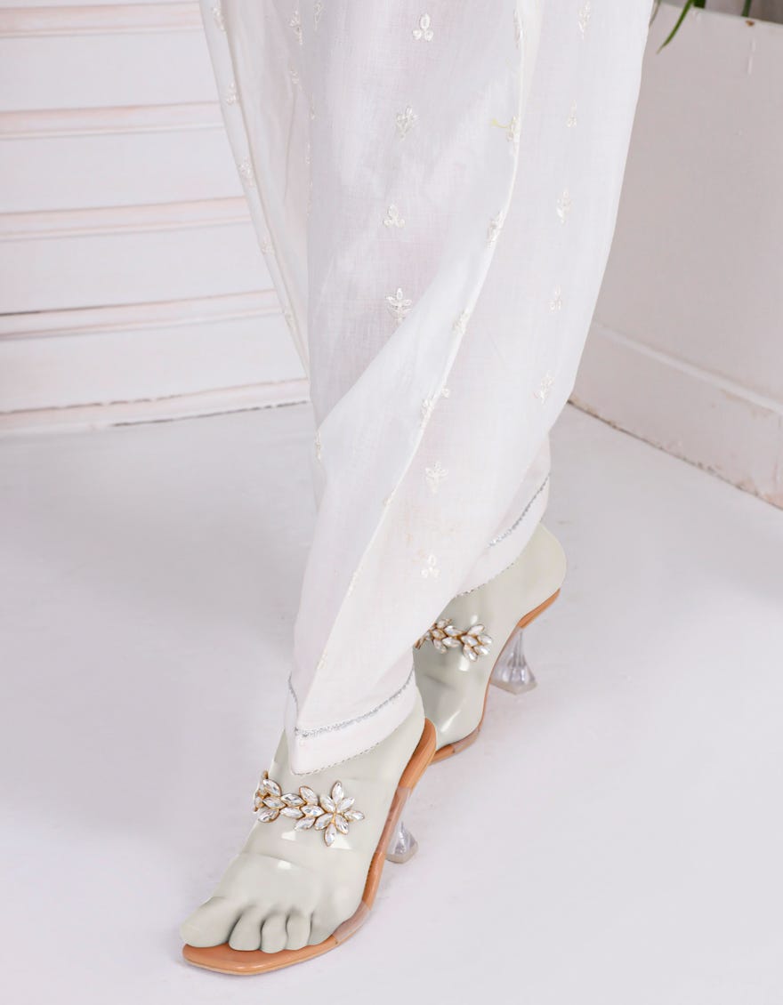 White Cambric Trousers | Jjlt-S-Jpwt-23-591