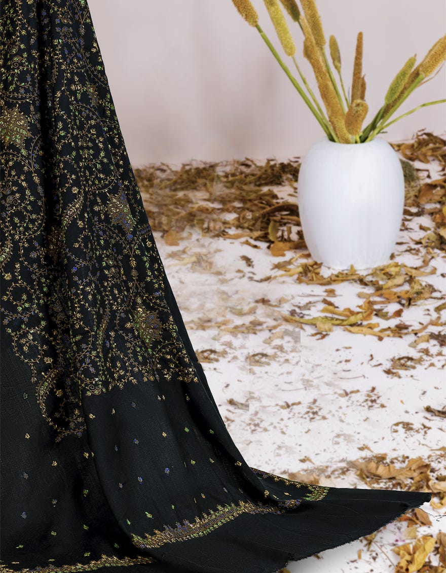 Black Shawl | Jsh-Shw-22-027