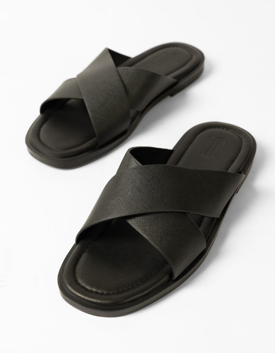 BLACK CROSS OVER SLIDES