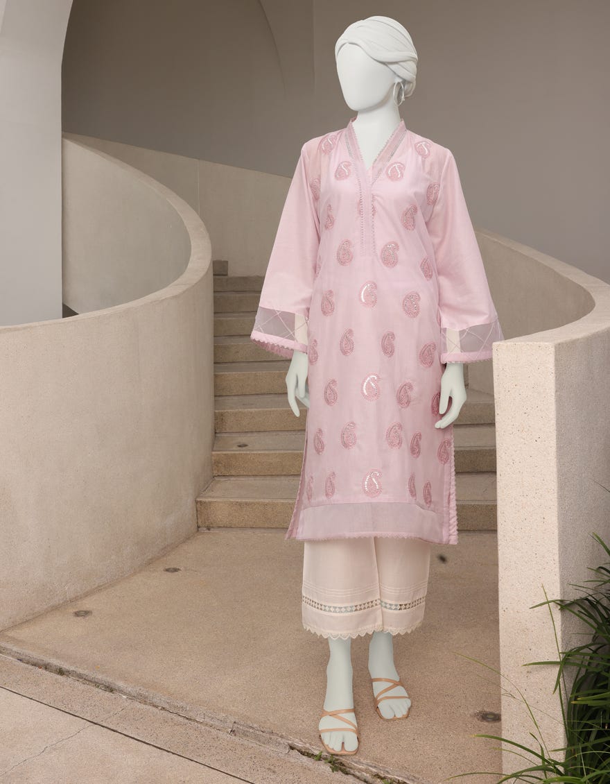 Lilac Lawn Women's Kurti | Jjlk-S-Jss-23-345