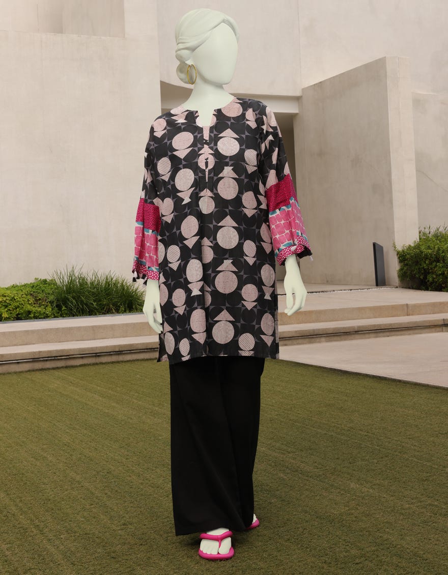 Black Lawn Women's Kurti | Jjlk-S-Jss-23-354