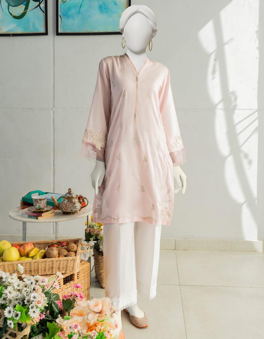 Pink Dyed Women's Kurti | Jjlk-S-Jss-23-379