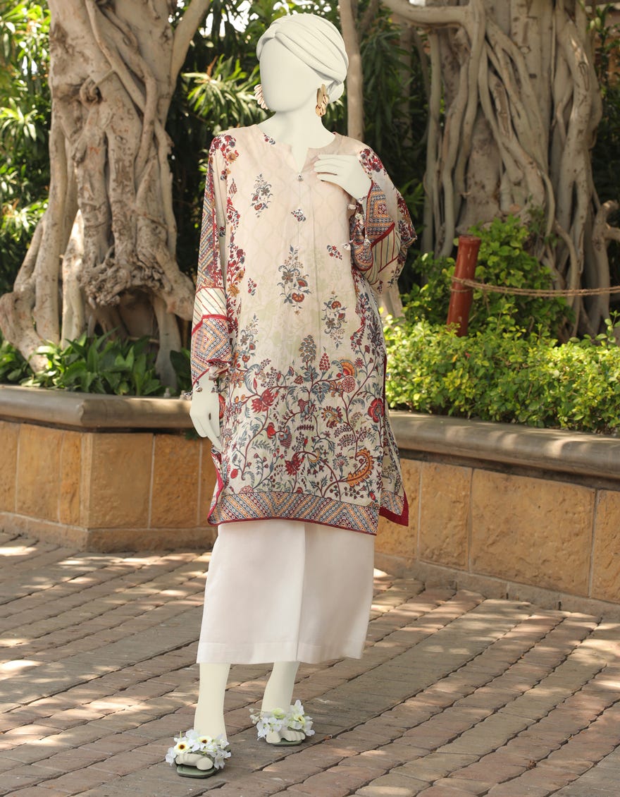 Mint Green Lawn Women's Kurti | Jjlk-S-Jss-23-419