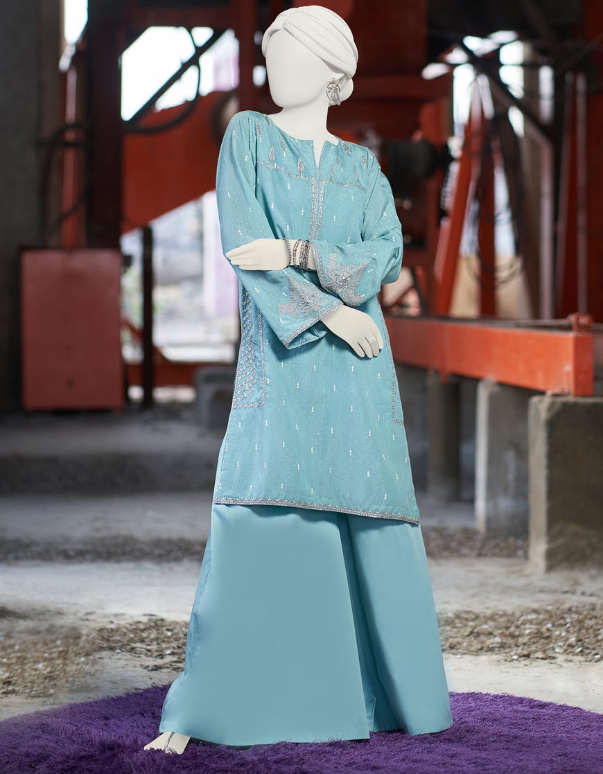 Ferozi Paper Cotton Women's Kurti | Jjlk-S-Jss-23-439