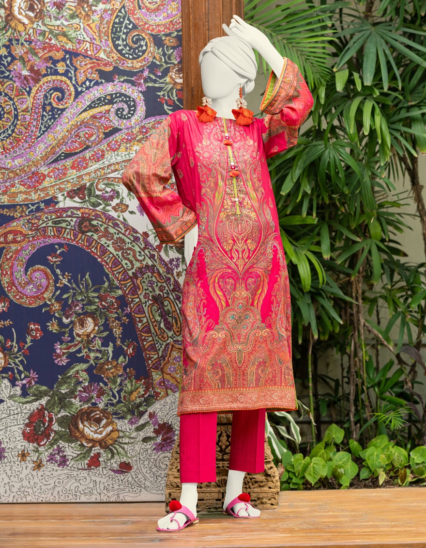 Red Lawn Women's Kurti | Jjlk-S-Jss-24-312