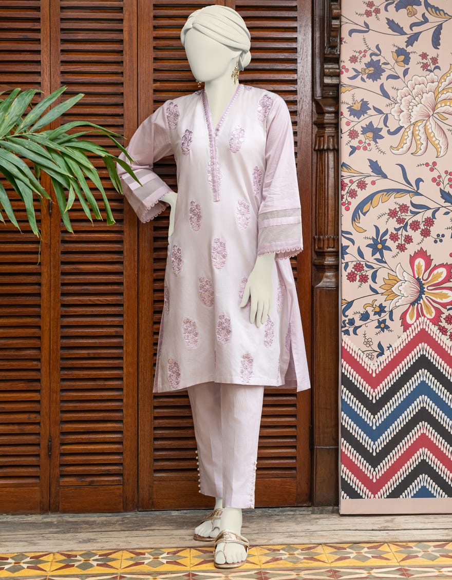 Lilac Lawn Women's Kurti | Jjlk-S-Jss-24-318