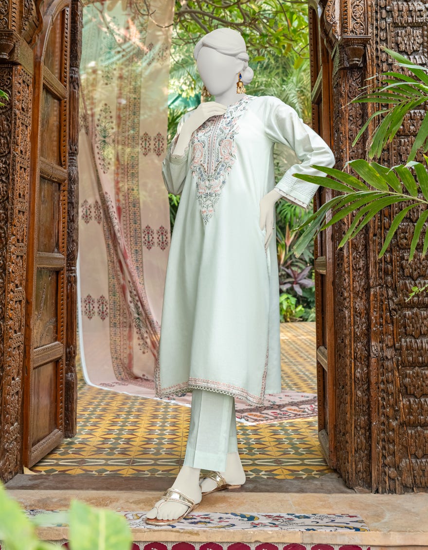 Green Lawn Women's Kurti | Jjlk-S-Jss-24-337