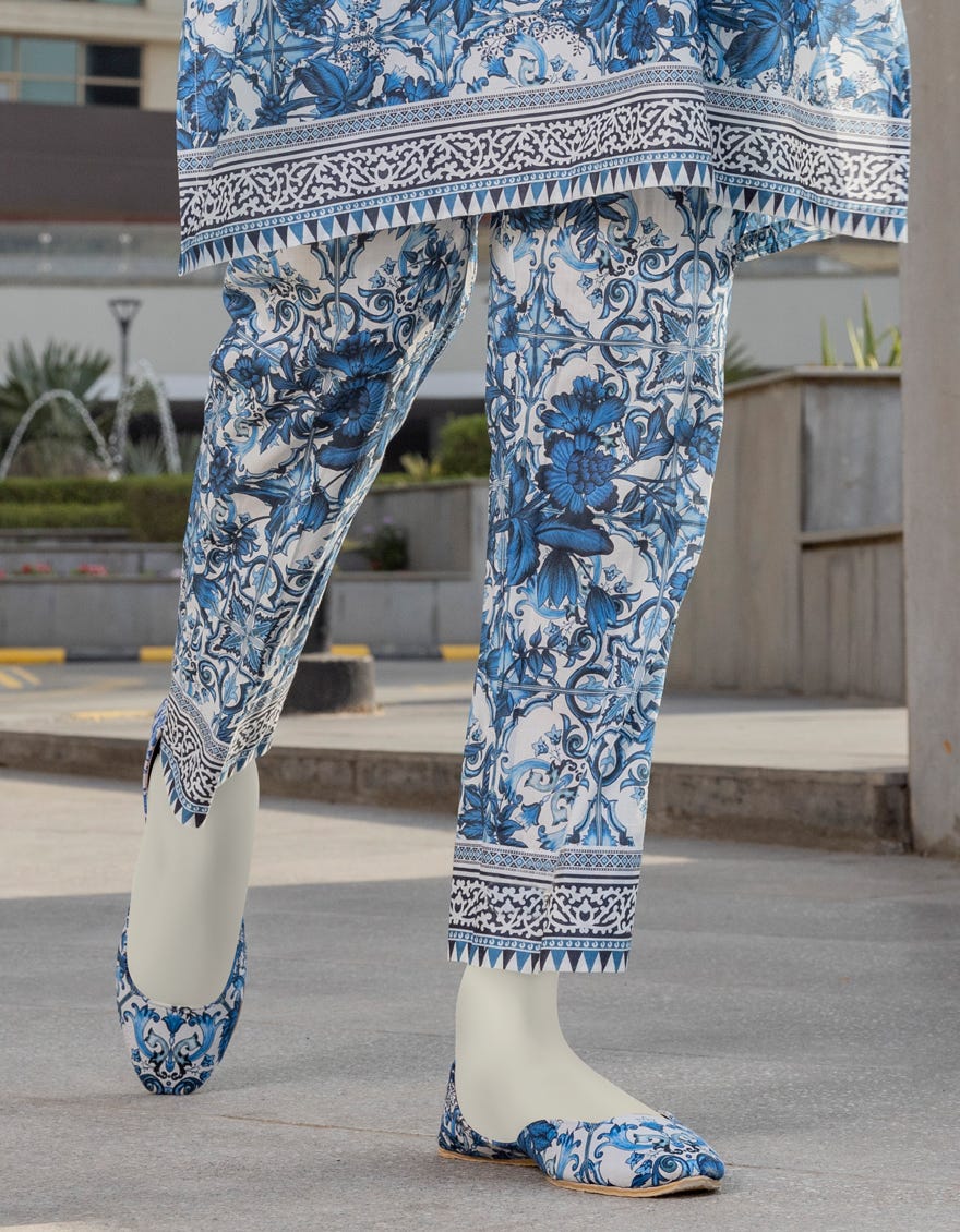Blue Lawn Trousers | Jjlt-S-24-373