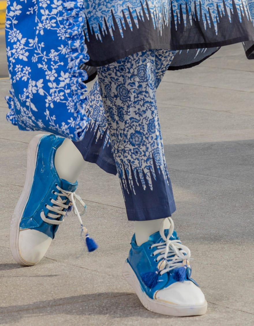 Blue Lawn Trousers | Jjlt-S-24-378
