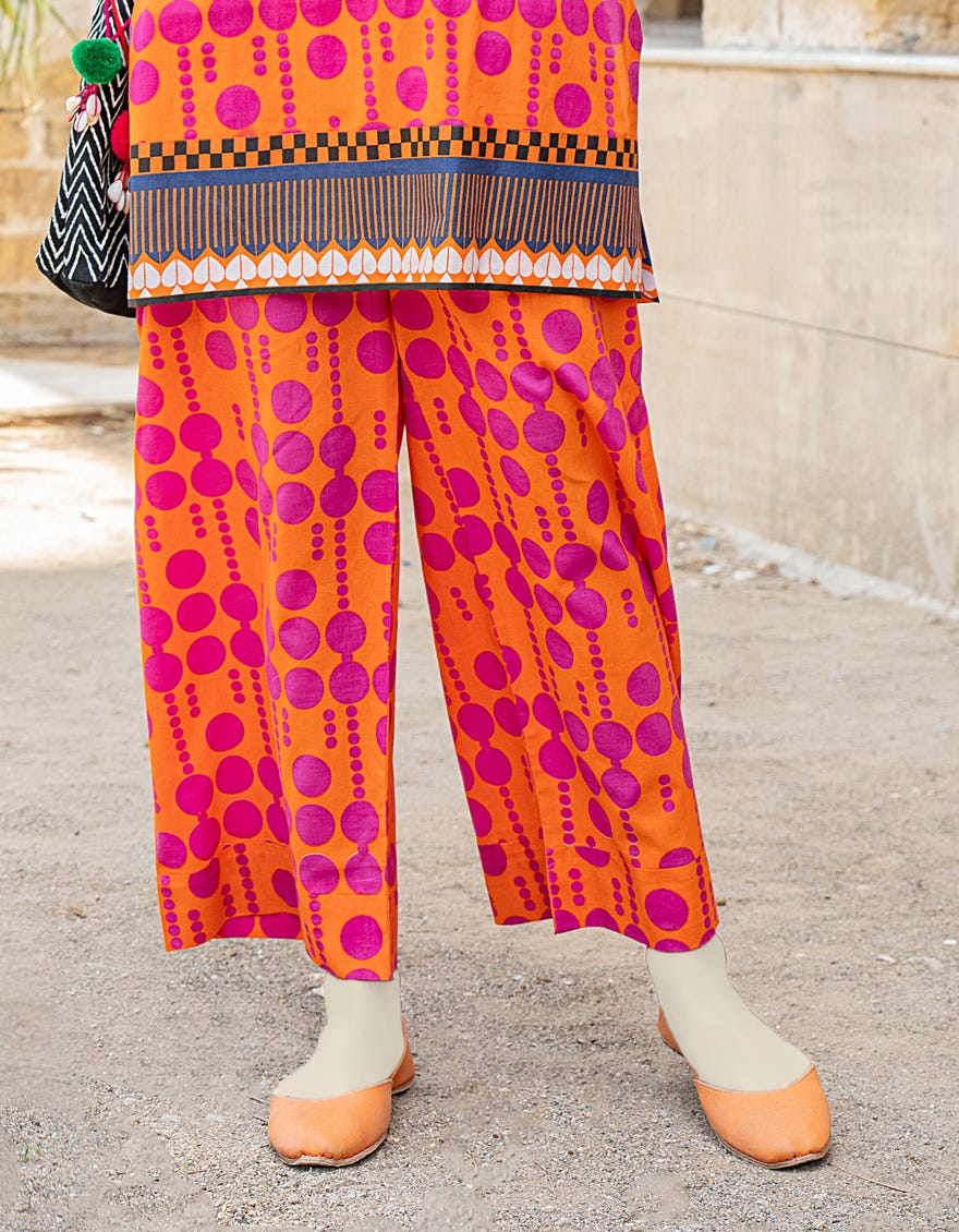 Orange Lawn Trousers | Jjlt-S-24-442