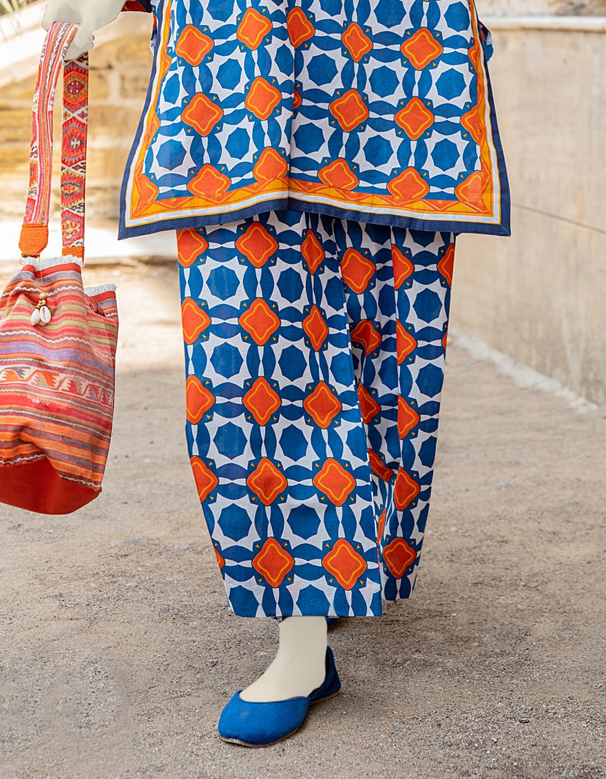 Blue Lawn Trousers | Jjlt-S-24-445