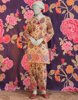 MULTICOLOR LAWN PRINTED KURTA