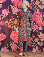 GREEN LAWN PRINTED KURTA