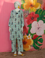MULTICOLOR LAWN PRINTED KURTA