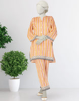 MULTICOLOR PRINTED LAWN KURTA