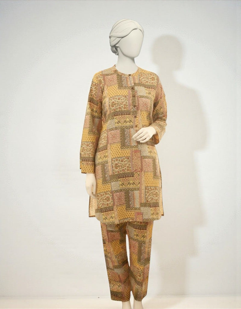 MULTICOLOR LAWN PRINTED KURTA