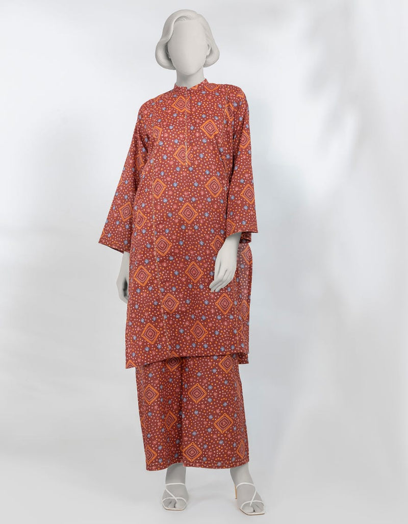 MULTICOLOR PRINTED LAWN KURTA