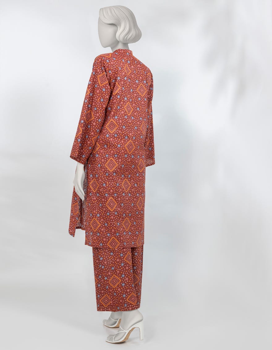 MULTICOLOR PRINTED LAWN KURTA