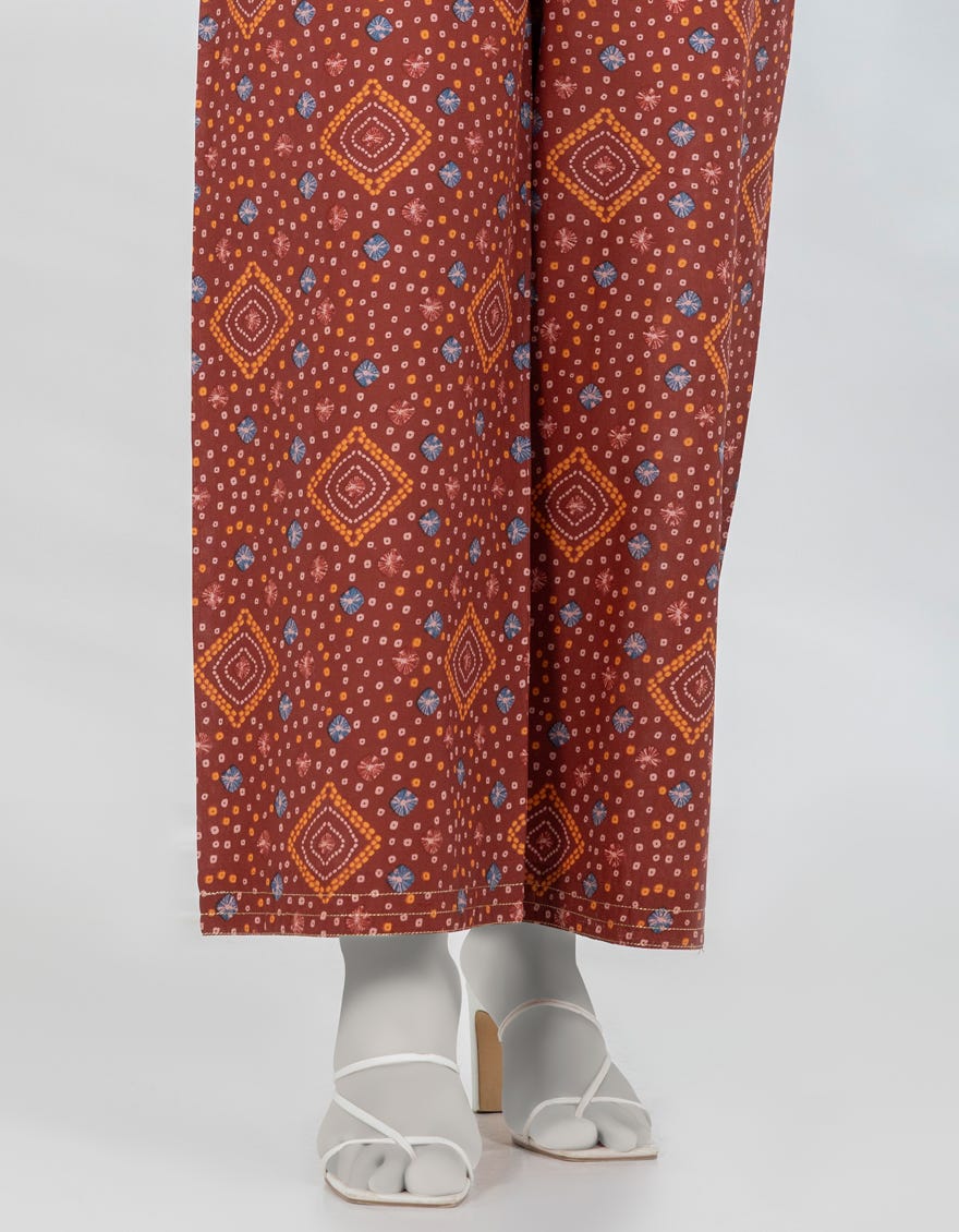 MULTICOLOR PRINTED LAWN TROUSERS