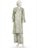 MULTICOLOR LAWN PRINTED KURTA